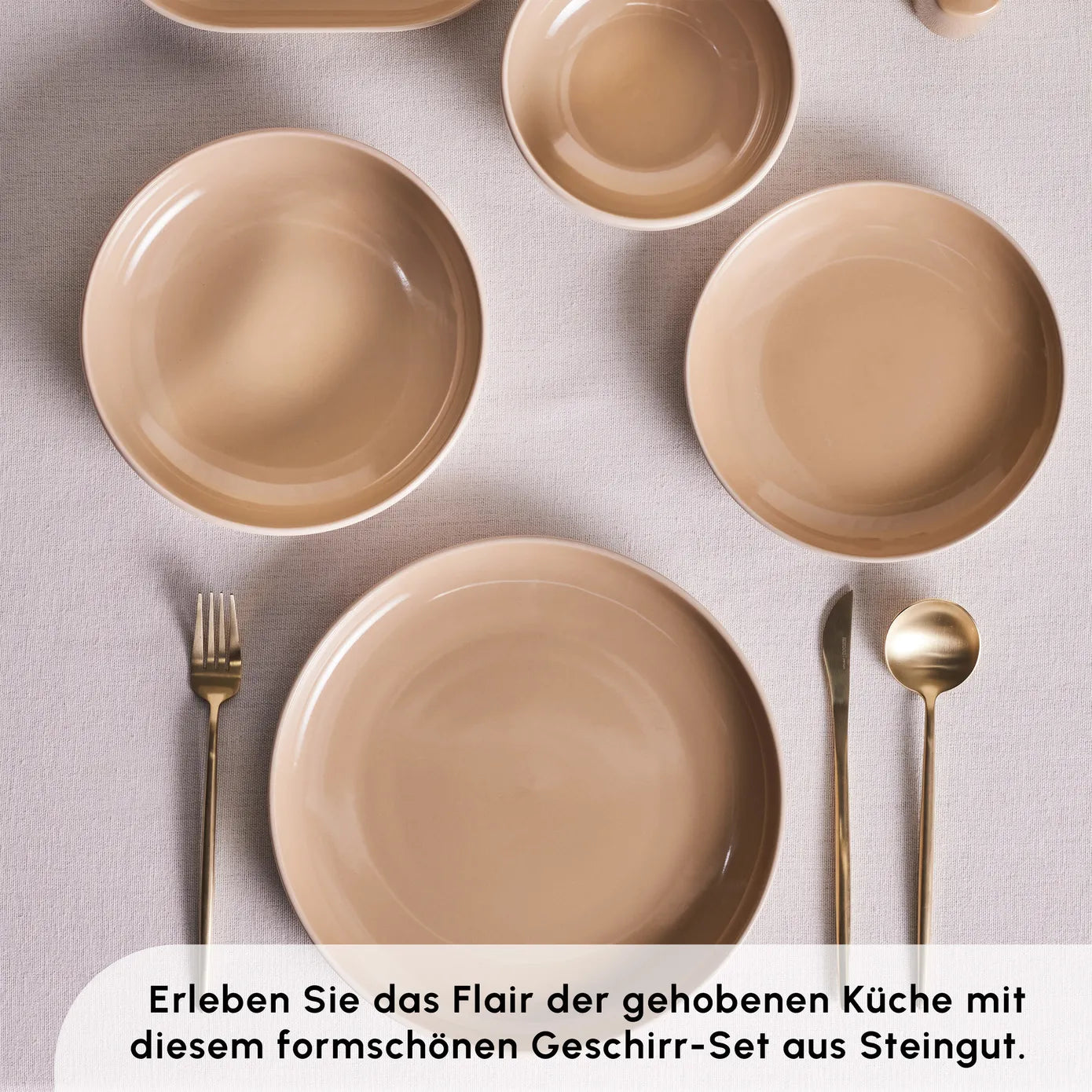 Karaca Terra 36-piece cream dinner set product image 3