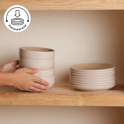 Karaca Terra 36-piece cream dinner set product image 7