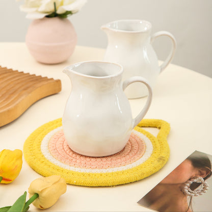 2-Piece Milk Pitcher Set-Pearl White