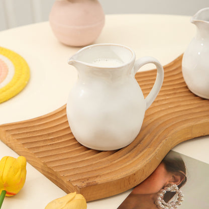 2-Piece Milk Pitcher Set-Pearl White