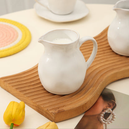 2-Piece Milk Pitcher Set-Pearl White