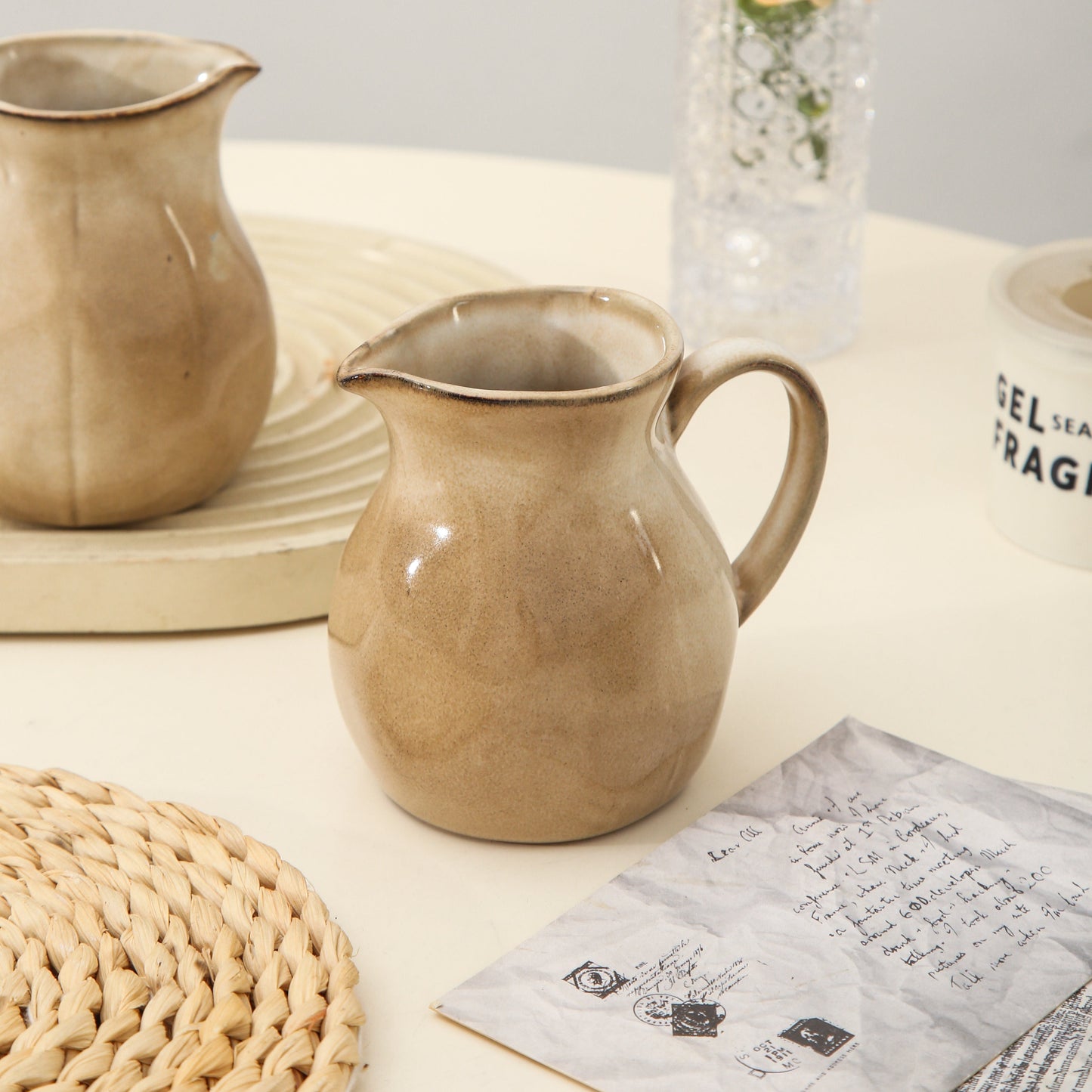 2-Piece Milk Pitcher Set-Crema
