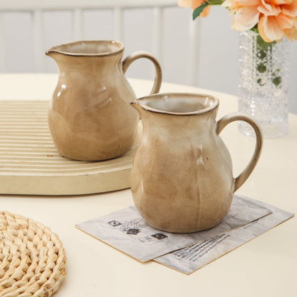 2-Piece Milk Pitcher Set-Crema
