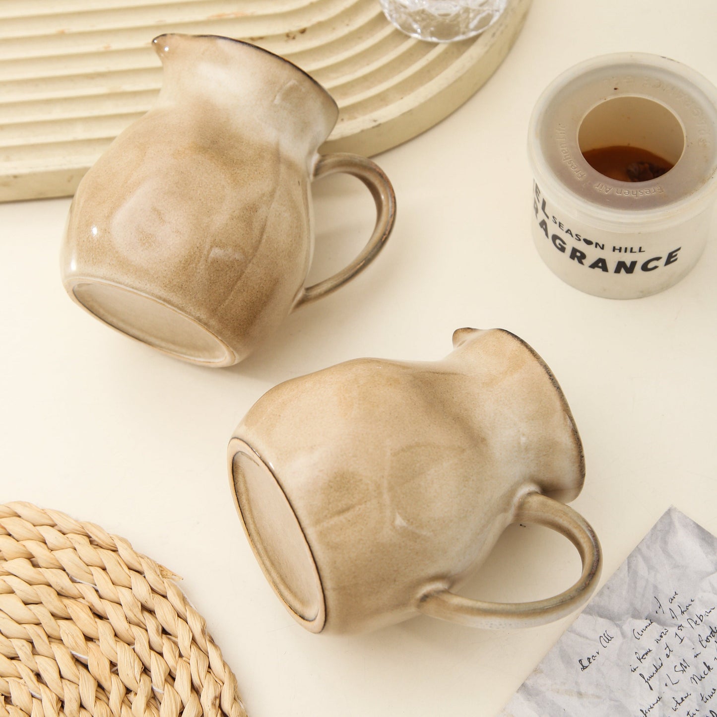 2-Piece Milk Pitcher Set-Crema