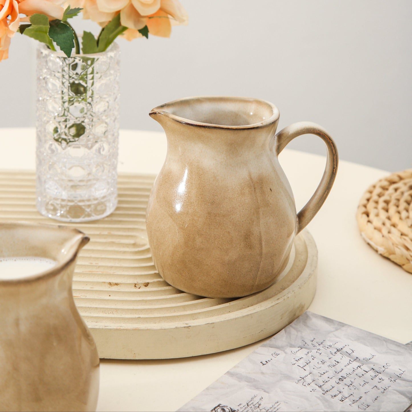 2-Piece Milk Pitcher Set-Crema