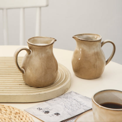 2-Piece Milk Pitcher Set-Crema
