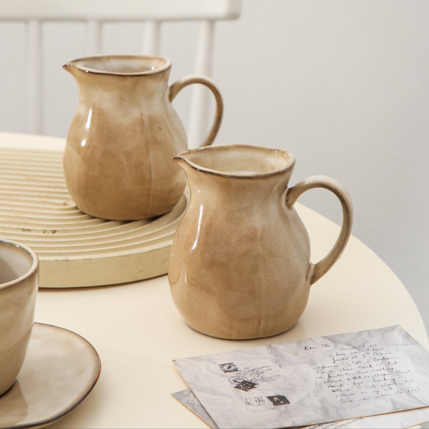 2-Piece Milk Pitcher Set-Crema