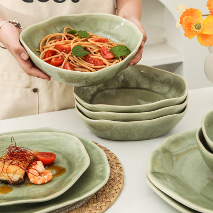 16 Piece Set Dinnerware Set-Royal Olive