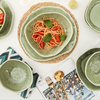 16 Piece Set Dinnerware Set-Royal Olive