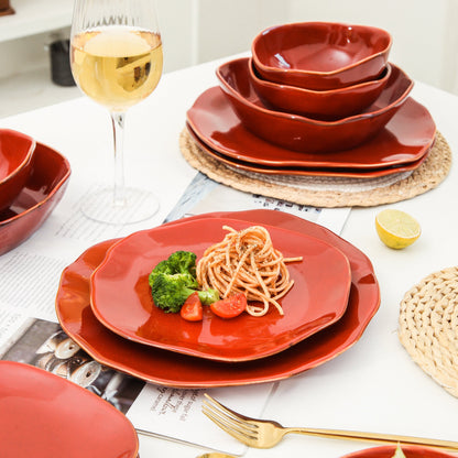 16-Piece Dinnerware Set – Garnet Rouge