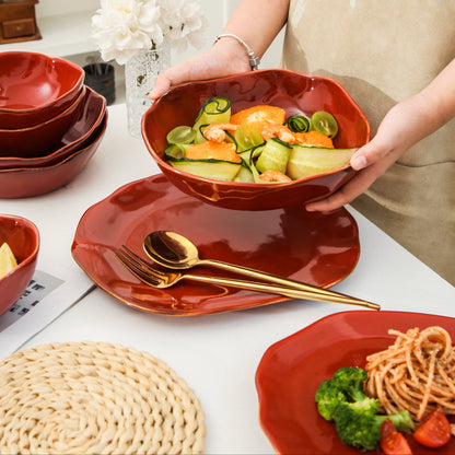 16-Piece Dinnerware Set – Garnet Rouge