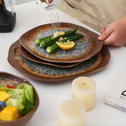 16 Piece Set Dinnerware Set-Espresso Stone