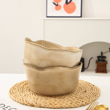 2 pcs Organic Deep Bowl-Crema