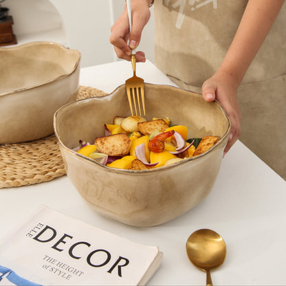 2 pcs Organic Deep Bowl-Crema