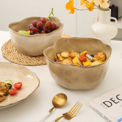 2 pcs Organic Deep Bowl-Crema