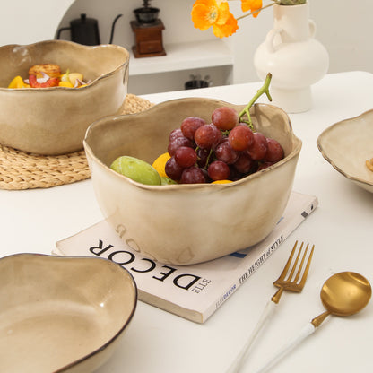 2 pcs Organic Deep Bowl-Crema
