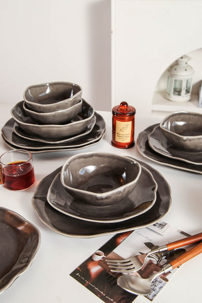 16-Piece Dinnerware Set – Royal Graphite