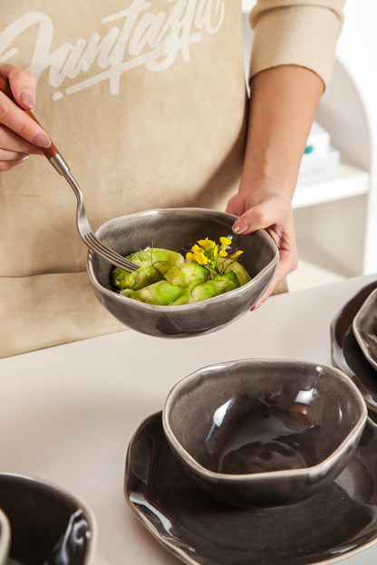 16-Piece Dinnerware Set – Royal Graphite