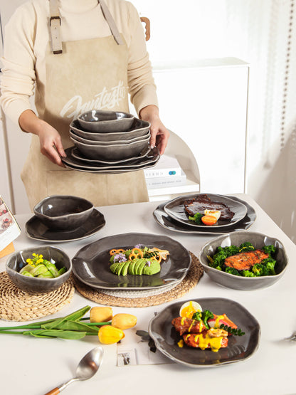 16-Piece Dinnerware Set – Royal Graphite