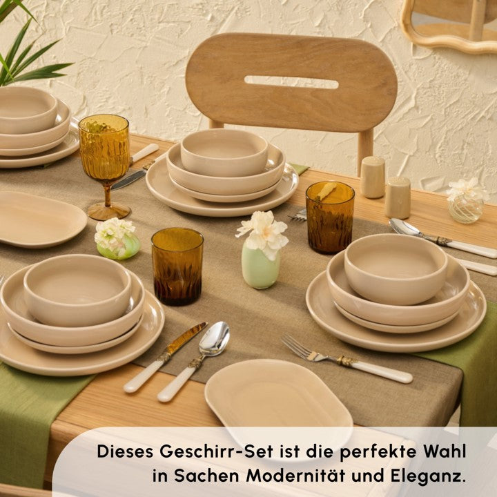 Karaca Terra 36-piece cream dinner set product image 4