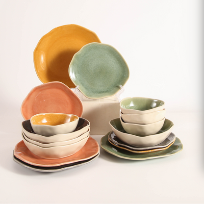 16 Piece Set Dinnerware Set-Sunstone