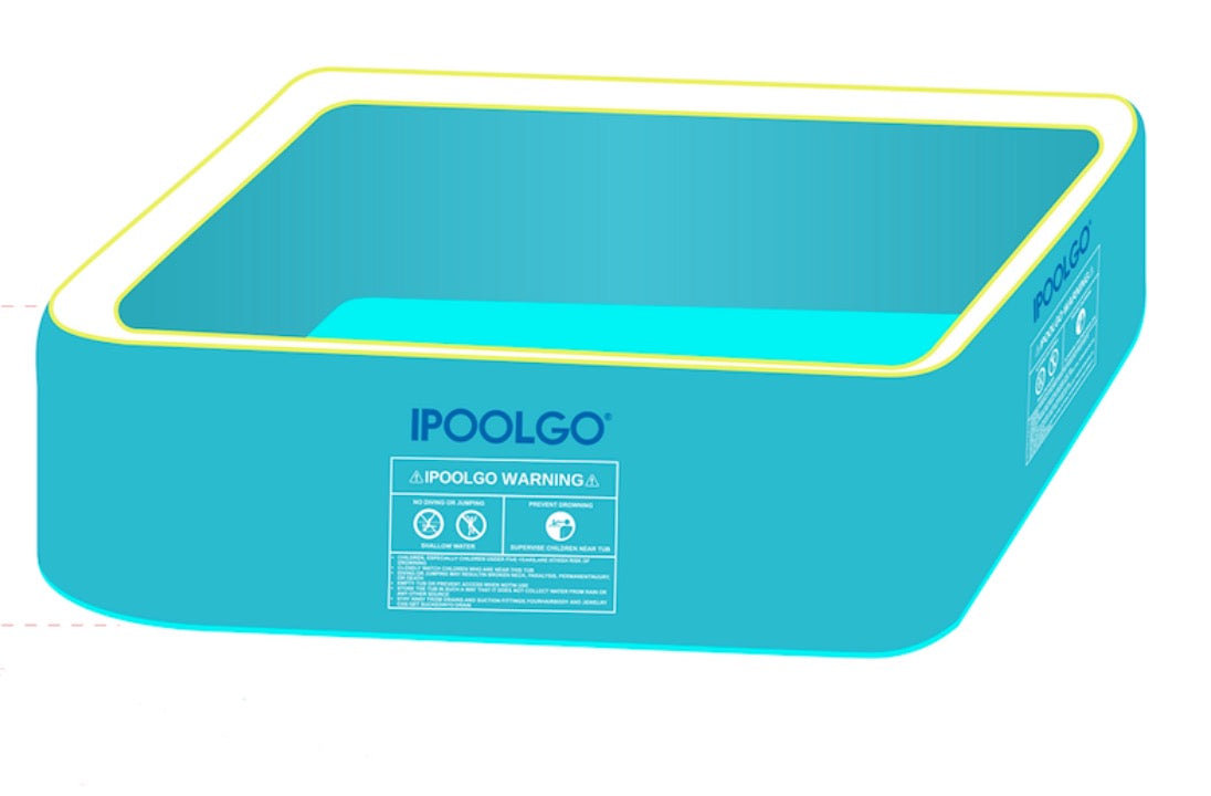 IPOOLGO rectangular inflatable pool product image 2