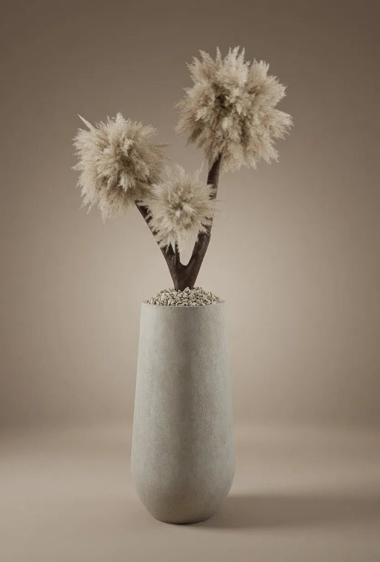 Large PK-Blossom grand pampas tree with vase